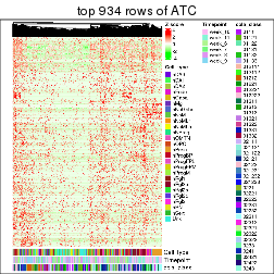 plot of chunk top-rows-heatmap