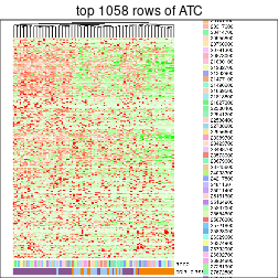 plot of chunk top-rows-heatmap