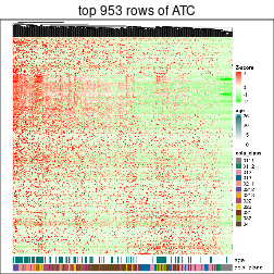 plot of chunk top-rows-heatmap