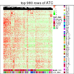 plot of chunk top-rows-heatmap